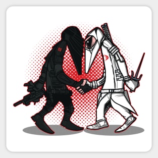 Ninja VS Ninja Sticker